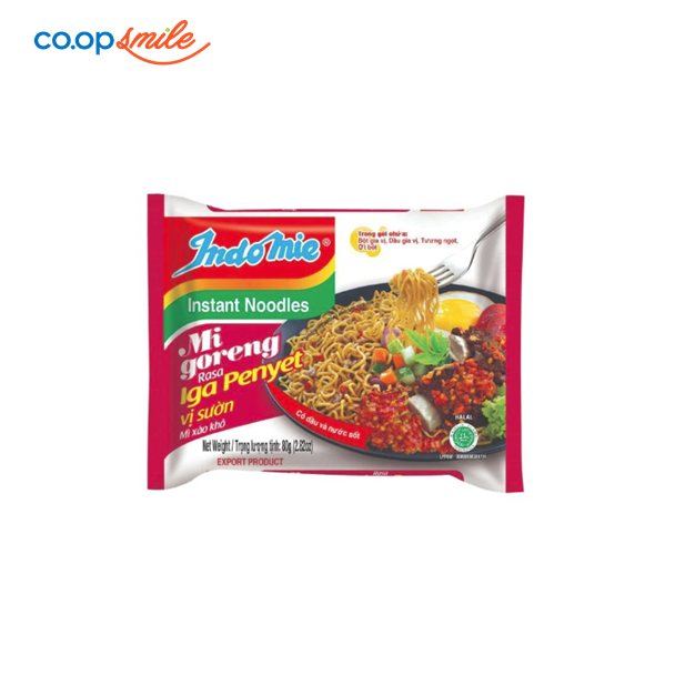 Mì xào Indomie vị sườn 80g