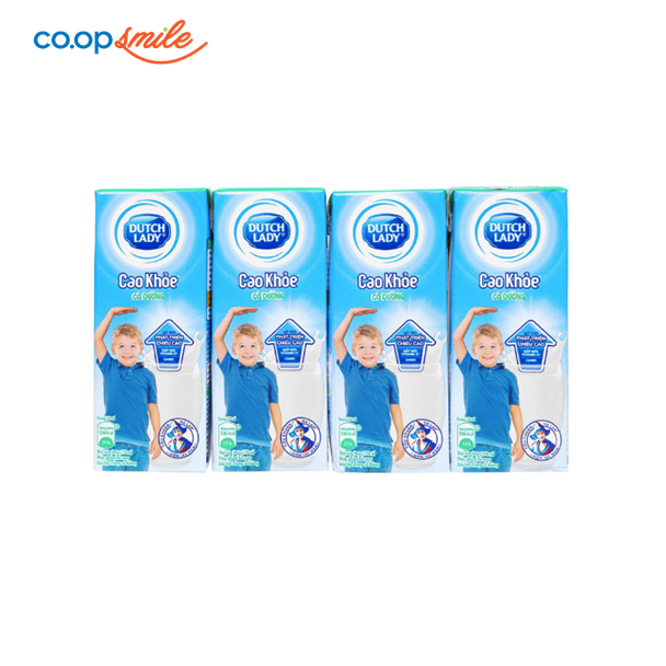 Sữa tiệt trùng Dutch Lady cao khỏe có đường 4x170ml