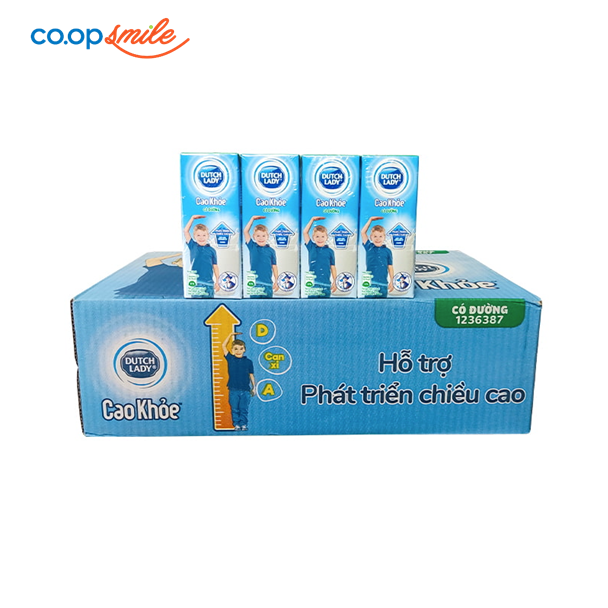 Sữa tiệt trùng Dutch Lady cao khỏe có đường thùng 24x170ml