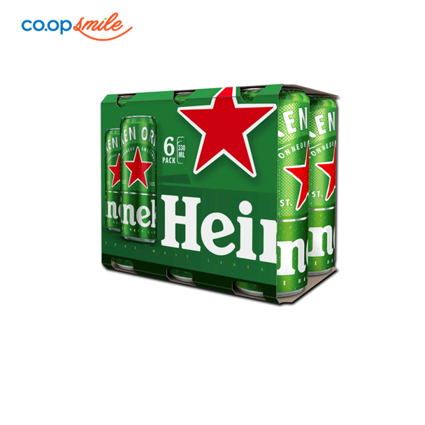 Bia HEINEKEN lon cao lốc 6x330ml
