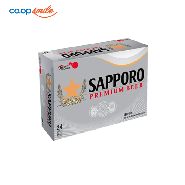 Bia Sapporo Premium thùng 24x330ml