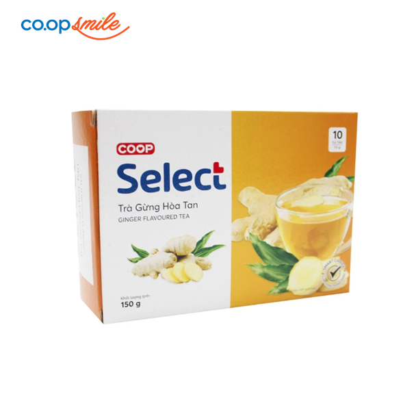 Trà gừng hòa tan Co.op Select hộp 10x15g