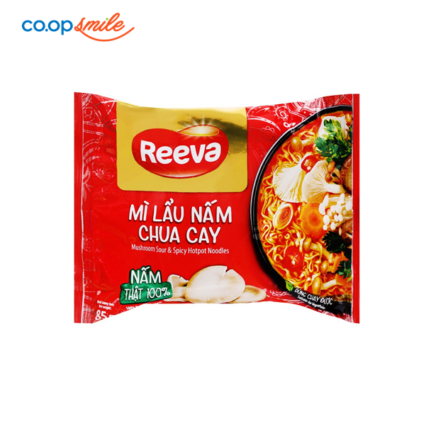 Mì Reeva lẩu nấm chua cay 85g