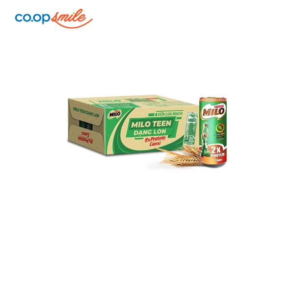 Thực phẩm bổ sung Milo lon 24 x 240ml