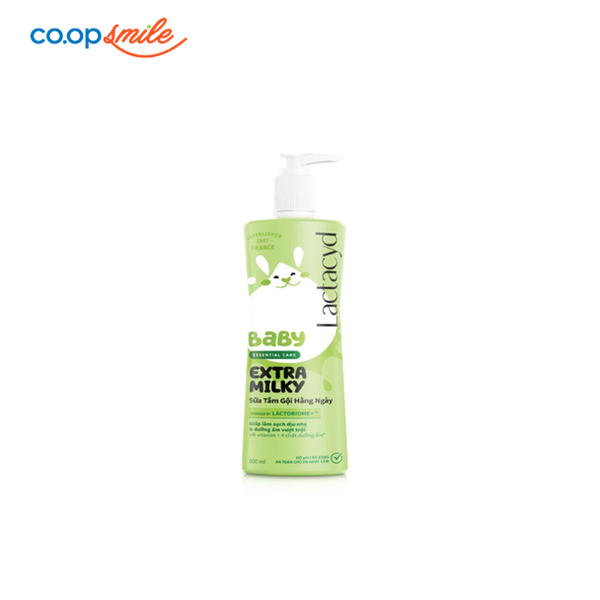 Sữa tắm gội Lactacyd baby Milky 500ml