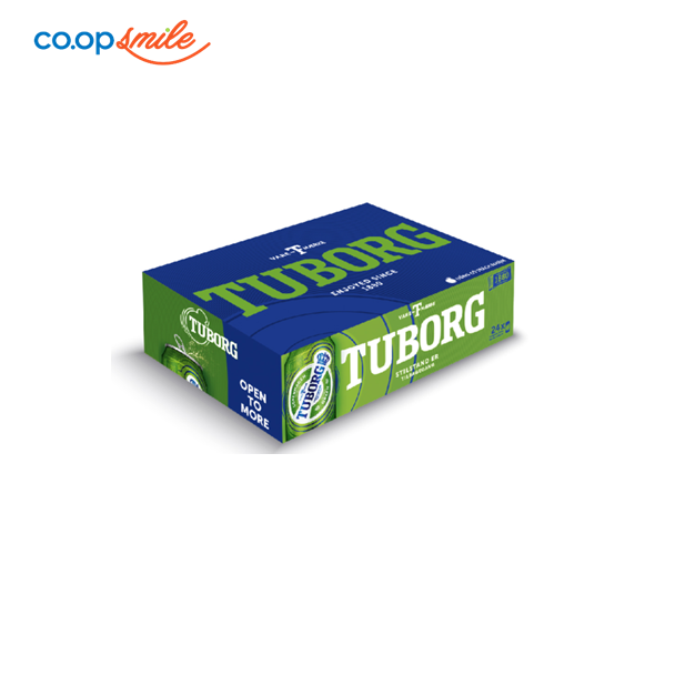 Bia Tuborg lon thùng 24x330ml