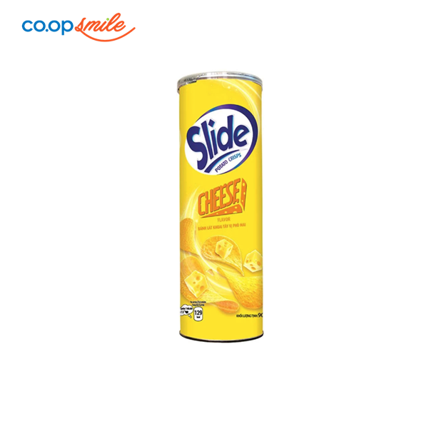 Bánh lát khoai tây SLIDE phô mai lon 100g
