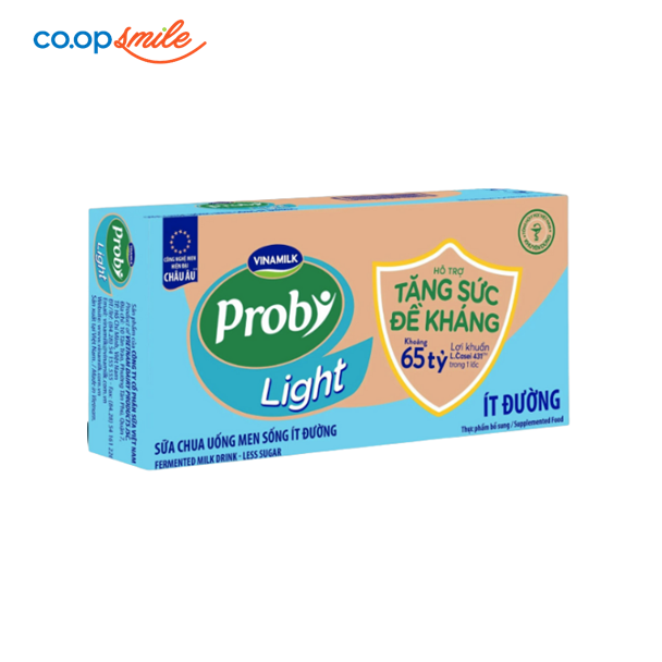 Sữa chua uống men sống Probi ít đường thùng 50 chaix65ml