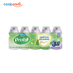 Sữa chua uống men sống Probi việt quất lốc 5 chaix65ml