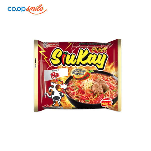 Mì Siukay Ace. Vị bò 127g