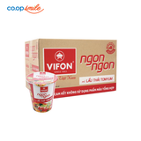 Mì Vifon lẩu Thái tôm thùng 24ly x 60g