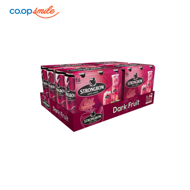 Nước táo StrongBow DarkFruit lon thùng 24x330ml