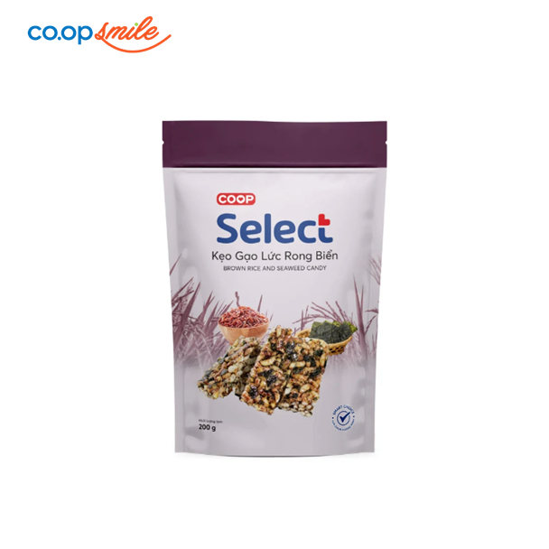 Kẹo gạo lức rong biển Coop Select 200g