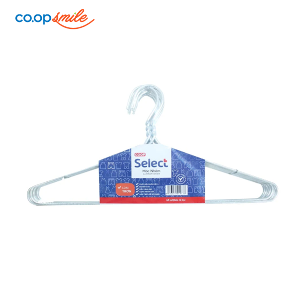 Móc nhôm Co.op Select trơn