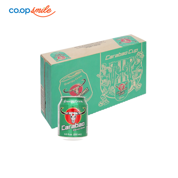 Nước tăng lực CARABAO lon 24x250ml