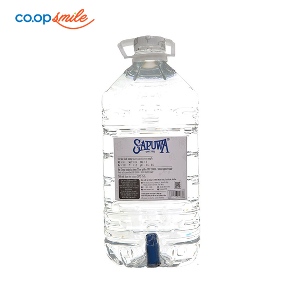 Nước tinh khiết SAPUWA 5L