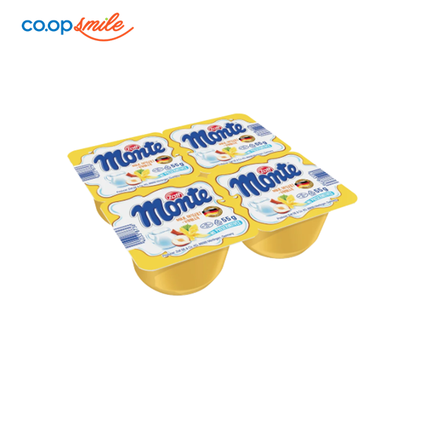 Váng sữa ZOTT MONTE vani lốc 4x55g