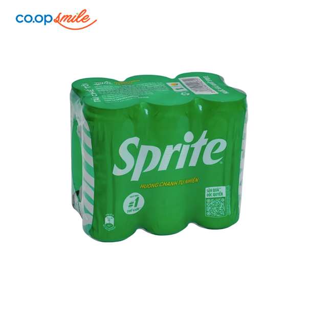 Nước giải khát Sprite lon cao lốc 6x320ml