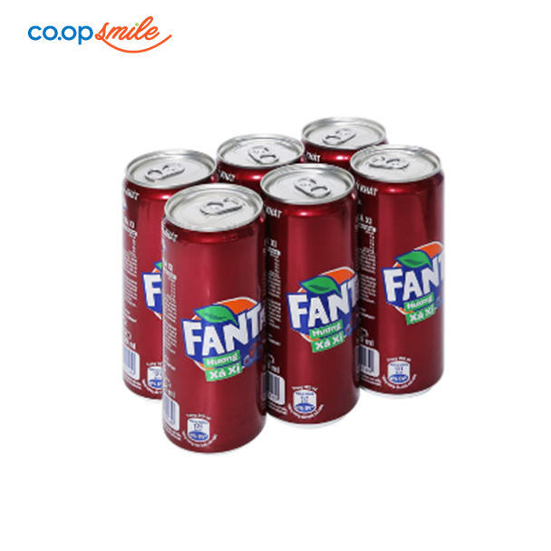 Nước giải khát Fanta sarxi lon cao lốc 6x320ml