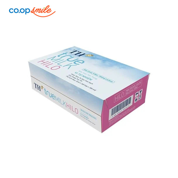 Sữa tươi tiệt trùng TH Hilo tự nhiên thùng 48x180ml
