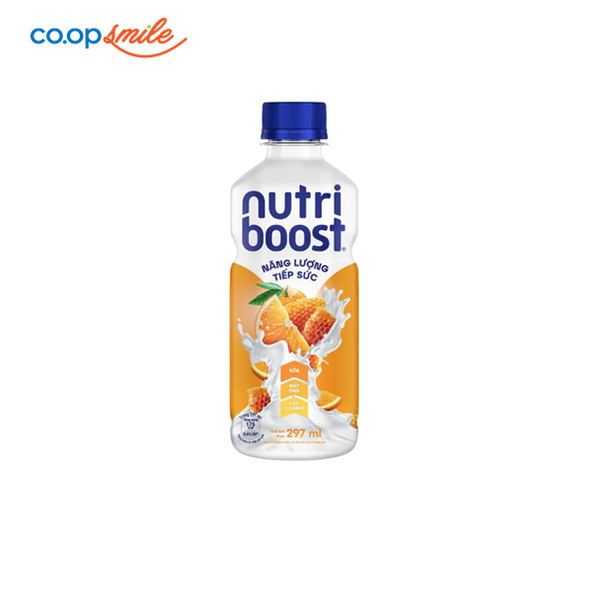Nước uống sữa trái cây NUTRI cam mật ong 297ml