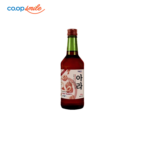 Rượu Soju Korice hương Raspberry 12% 360ml