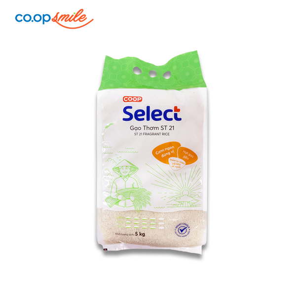 Gạo thơm ST21 Coop Select 5kg
