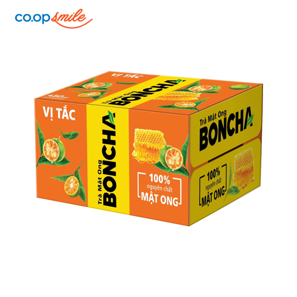 Trà mật ong tắc BonCha thùng 24x450ml