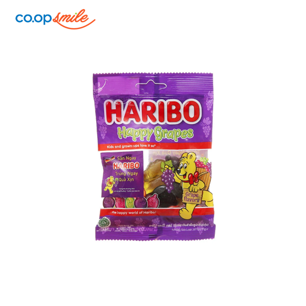 Kẹo dẻo HARIBO Happy Grapes gói 80g