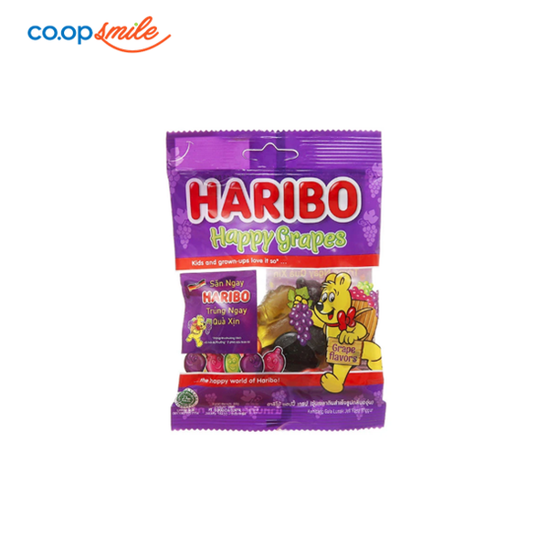 Kẹo dẻo HARIBO Happy Grapes gói 80g