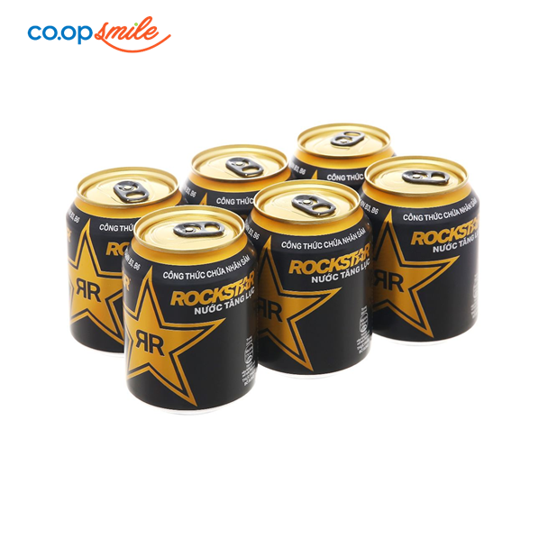 Nước tăng lực Rockstar lon lốc 6x250ml