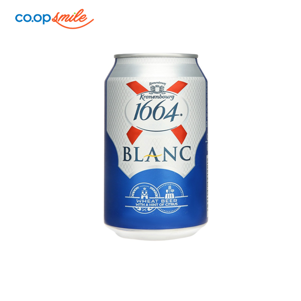 Bia Blanc 1664 lon 330ml