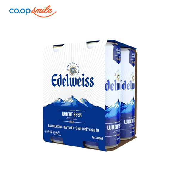 Bia Edelweiss lốc 4x330ml