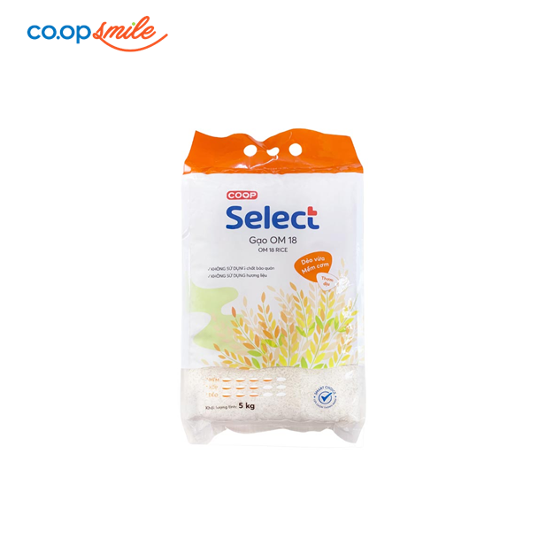 Gạo OM18 Coop Select 5kg