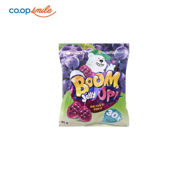 Kẹo dẻo BOOM vị nho 91g