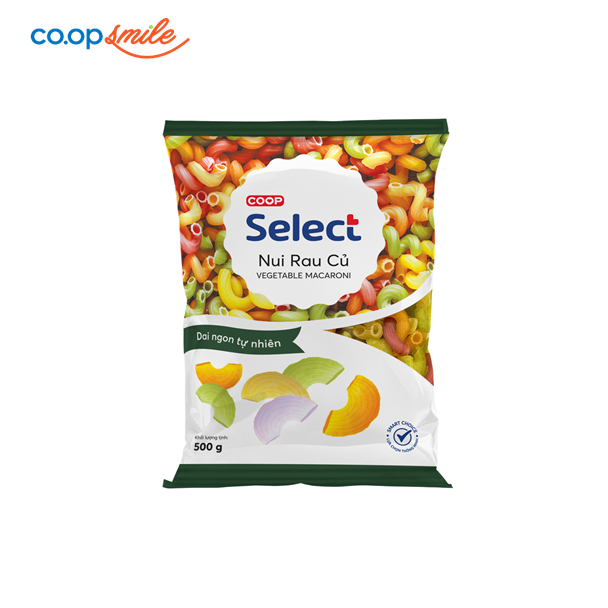 Nui rau củ CoopSelect 500g