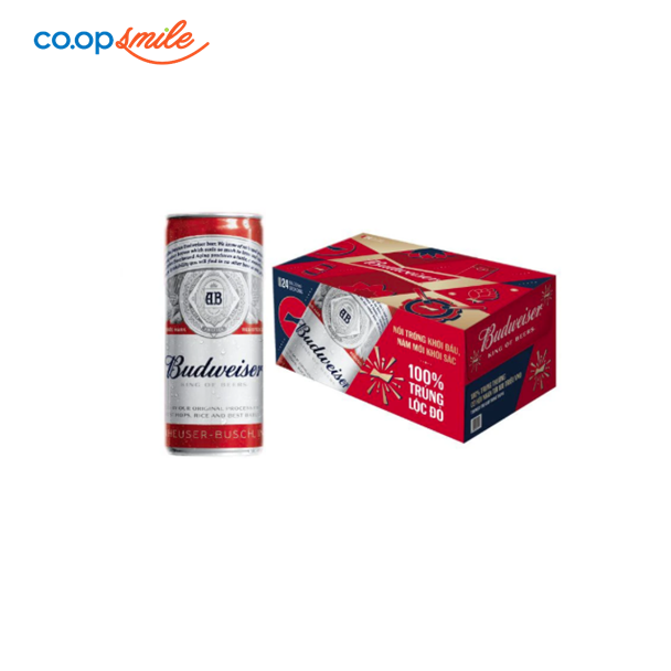 Bia BUDWEISER lon cao thùng 24x330ml