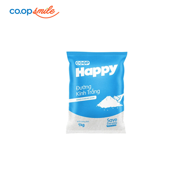 Đường kính trắng RS Co.op Happy 1kg