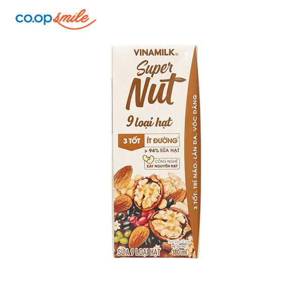 Sữa hạt Vinamilk Super Nut 180ml