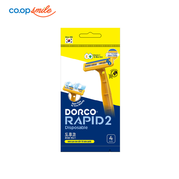 Dao cạo râu DORCO TNB200YL 4P