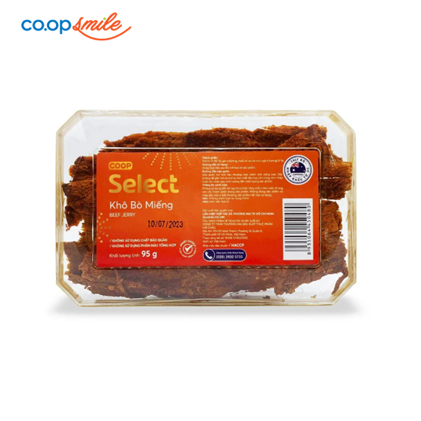 Khô bò miếng Coop Select 95g