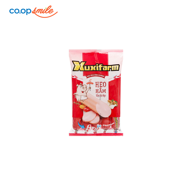 Xúc xích XUXIFARM thịt heo mấm 5+1x33g