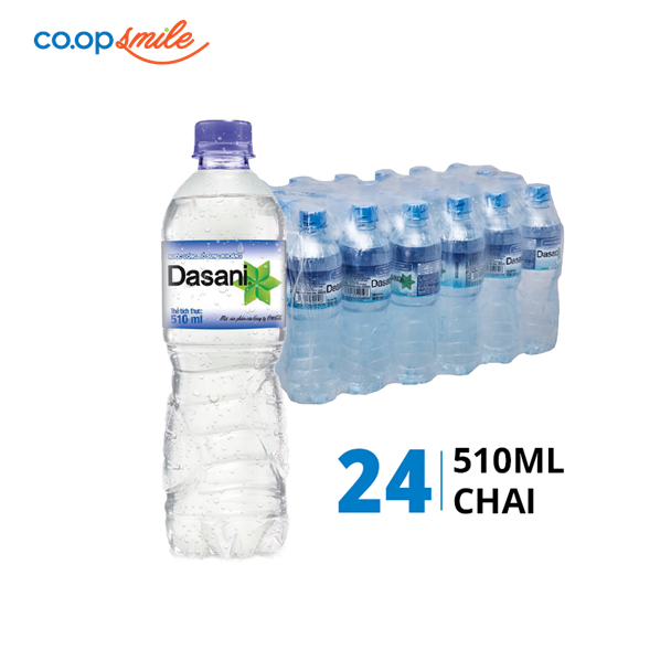 Nước khoáng Dasani thùng 24x510ml