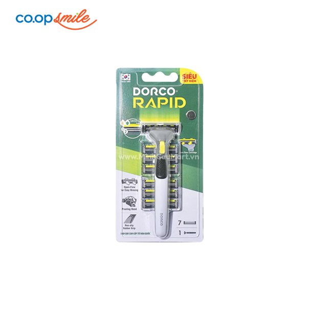 Dao cạo râu DORCO TNA4007-B 1C-7 đầu thay