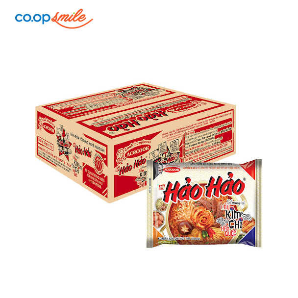 Mì Hảo Hảo vị lẩu kim chi Hàn Quốc thùng 30 góix75g