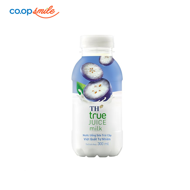 Nước uống sữa trái cây TH việt quất chai 300ml