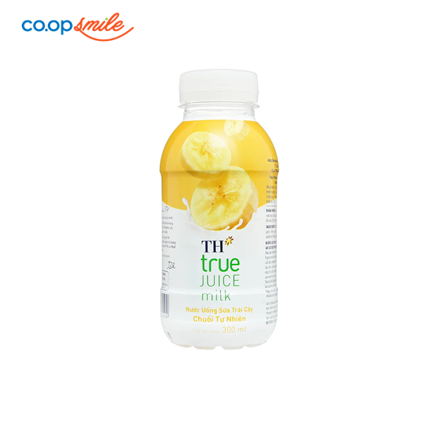 Nước uống sữa trái cây TH chuối chai 300ml