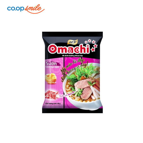 Mì OMACHI sườn hầm ngũ quả 80g