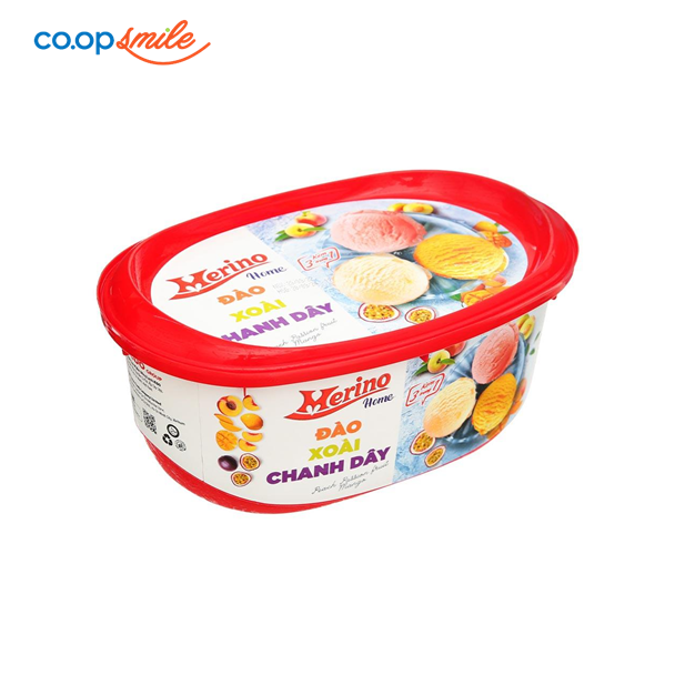 Kem hộp Merino 3in1 đào xoài chanh dây 465g