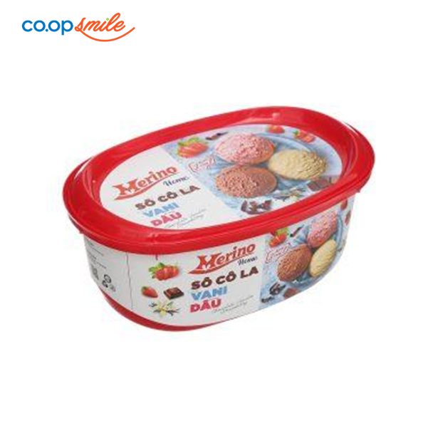 Kem hộp Merino 3in1 soco vani dâu 465g